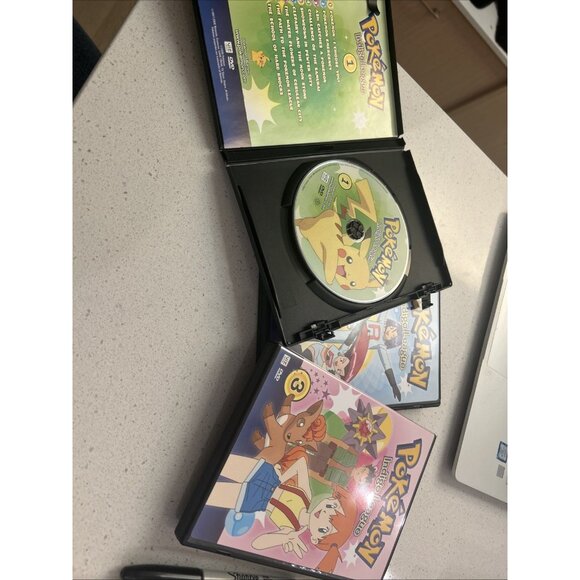 Pokémon Indigo League Season 1 Part 1 DVD 3 Disc Boxed Set 26 Episodes 1-26 - Picture 4 of 4